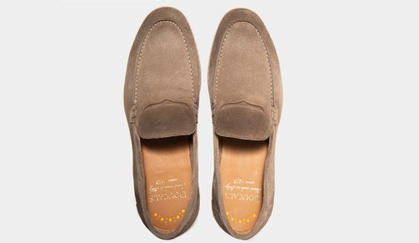 Doucals Loafer Penny Suede Brown